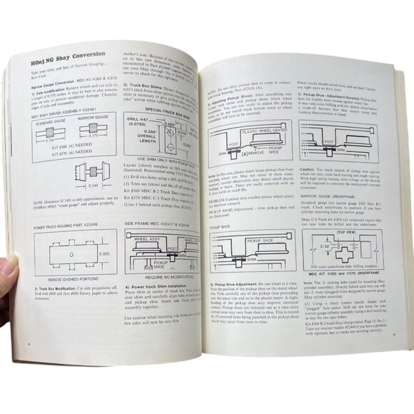 VTG Shay Modelers Handbook Series Class B and Class C Model Trains - Read - Picture 14 of 16